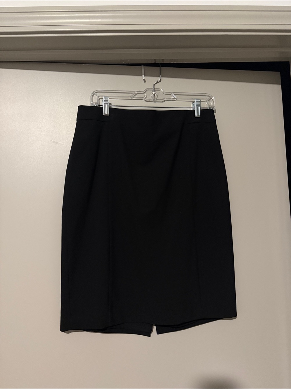 Ann Taylor Black Pencil Skirt with Back Vent